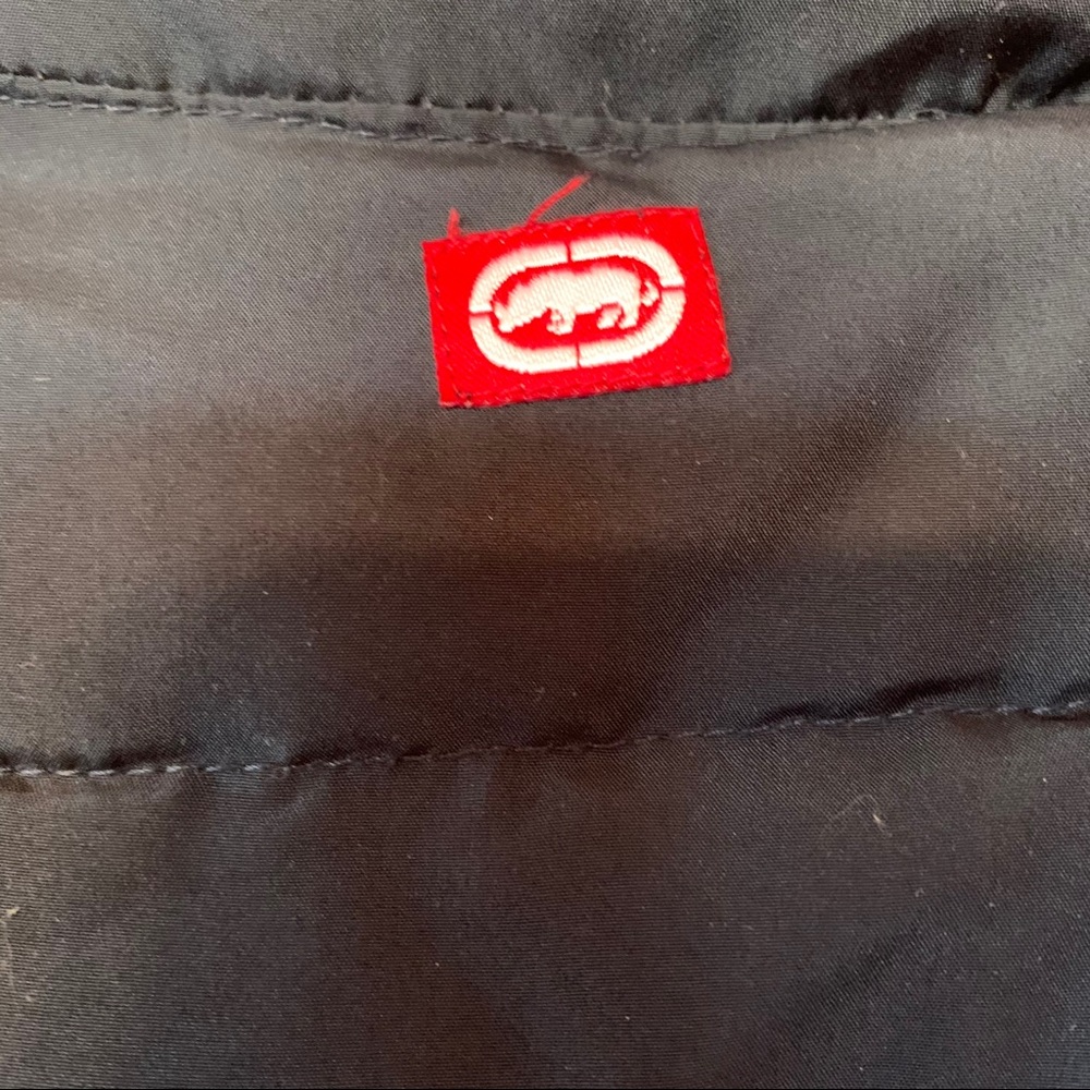 Ecko Unltd Puffer Coat Navy Blue/Red - Picture 8 of 10
